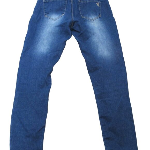 VIP Skinny Jeans‎ Womens Size 1/2 Blue Medium Wash Stretch Denim Pants Juniors - Picture 6 of 7